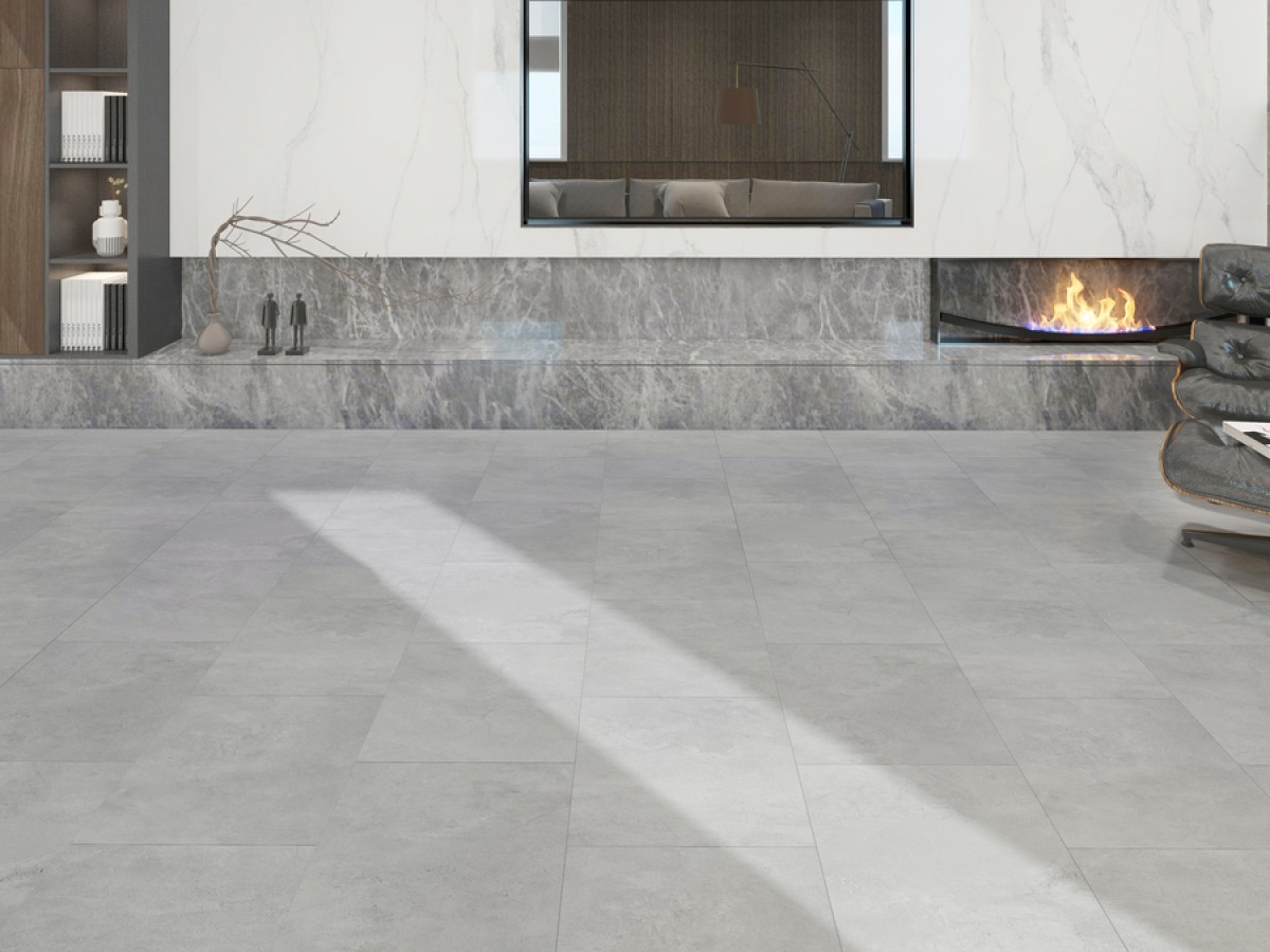 Calitex Klik Pvc Tegel Concrete Light