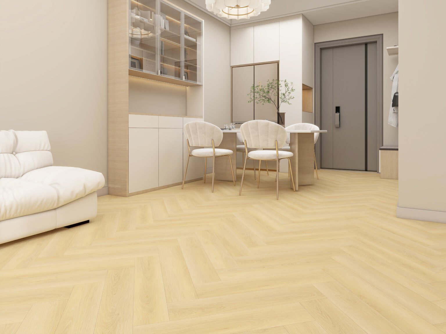 V-Floor LH01 PVC PLAK VISGRAAT